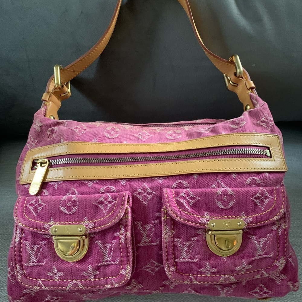 Louis Vuitton pink denim speedy 💕